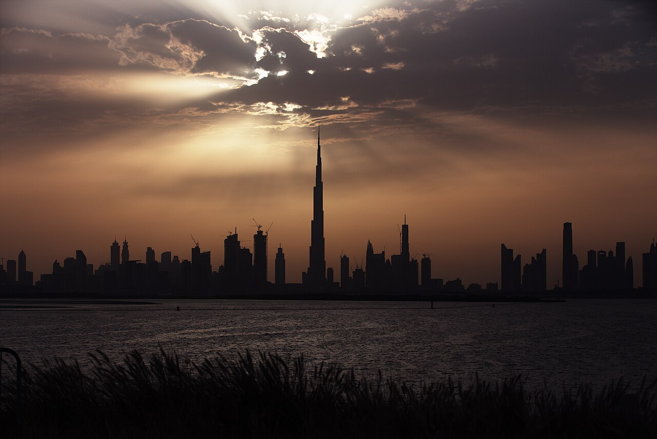 Dubai skyline and Burj Khalifa